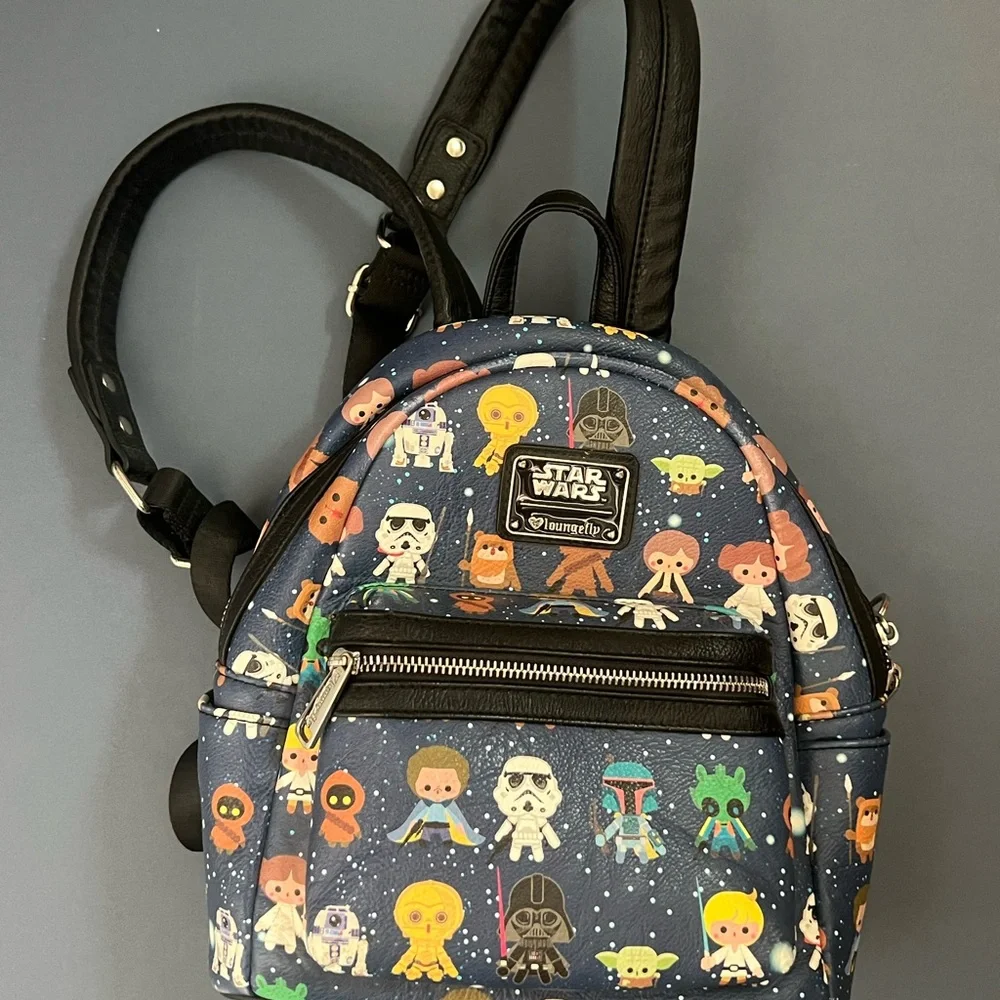 Loungefly Star‎ Wars Blue Character Backpack